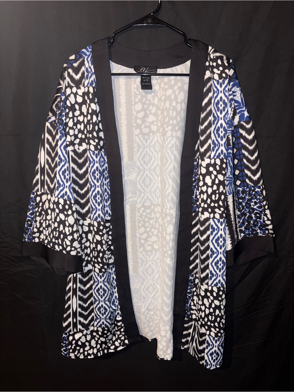 Midnight Velvet Multi Print Kimono